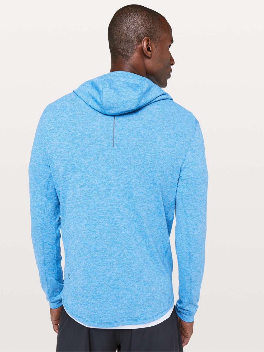 Lululemon Drysense Hoodie Heathered Amalfi Blue Mens Small? Running Gym